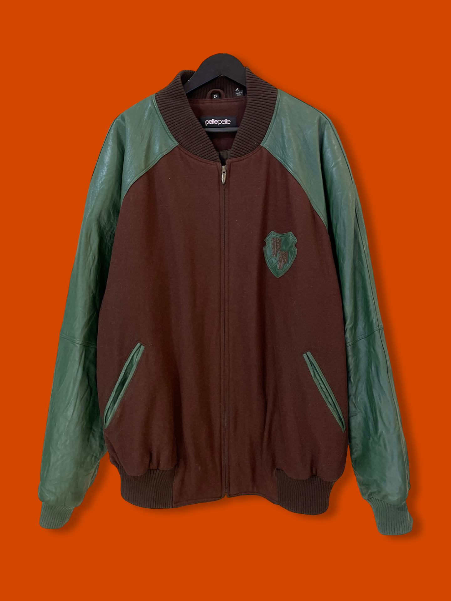 Pellepelle Wool Leather Jacket (XXXL)