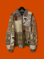 Vntg Tupac Leather Jacket (XXL)