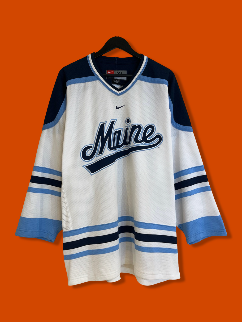 Vntg Nike Maine Hockey Jersey (XL)