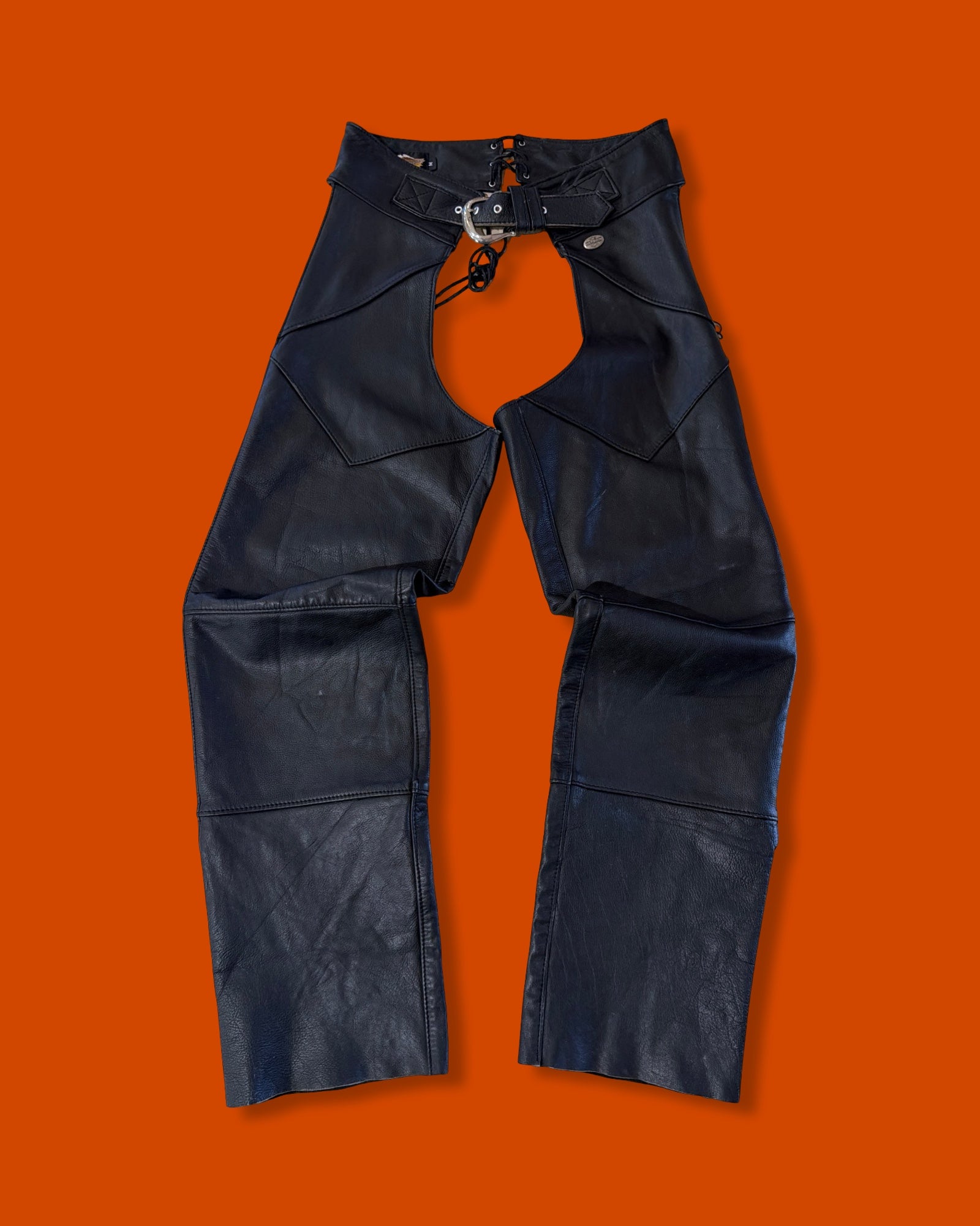 Leather Biker Pants (M)