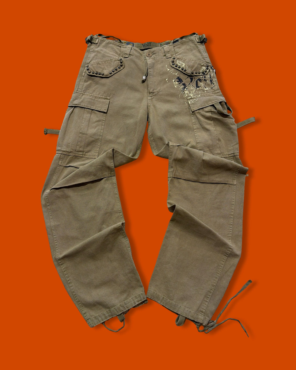 Y2K Yell Cargo Pants (W34/L43)