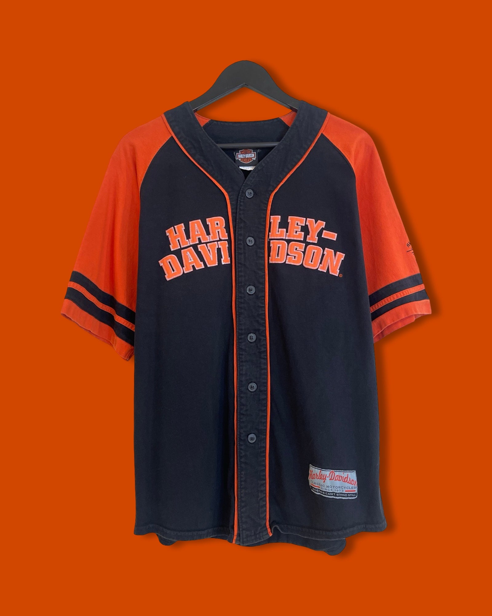 Harley Davidson Baseball Jersey (Fits Large)