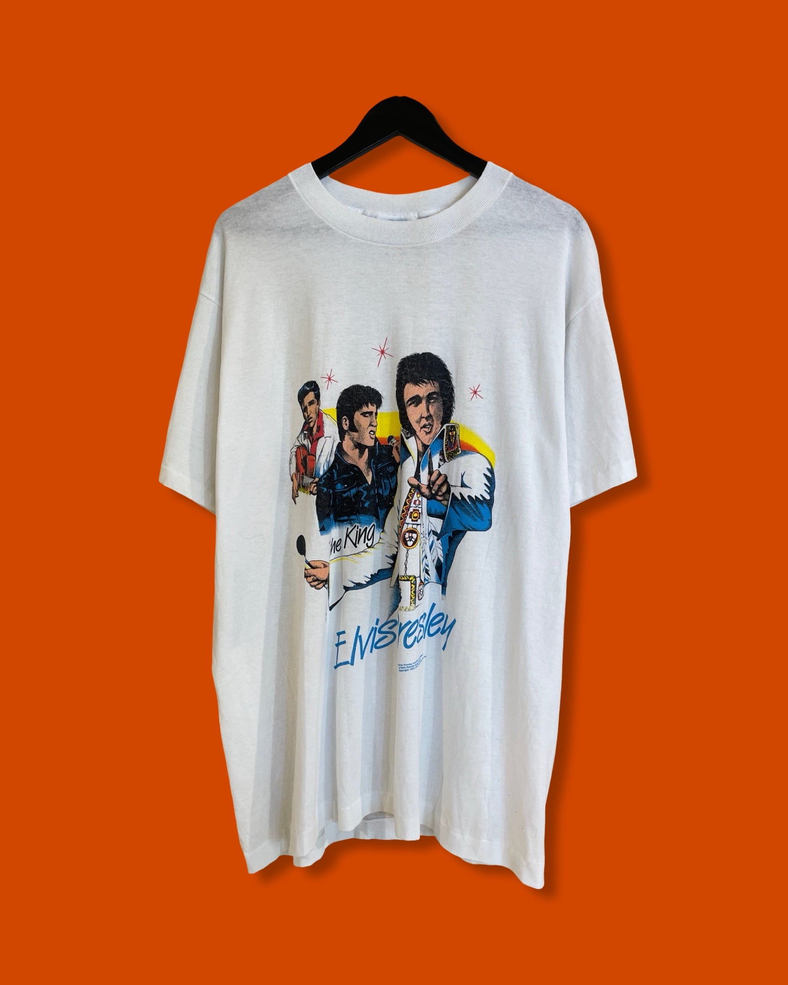 Vntg 1986 Elvis Tee (XL)