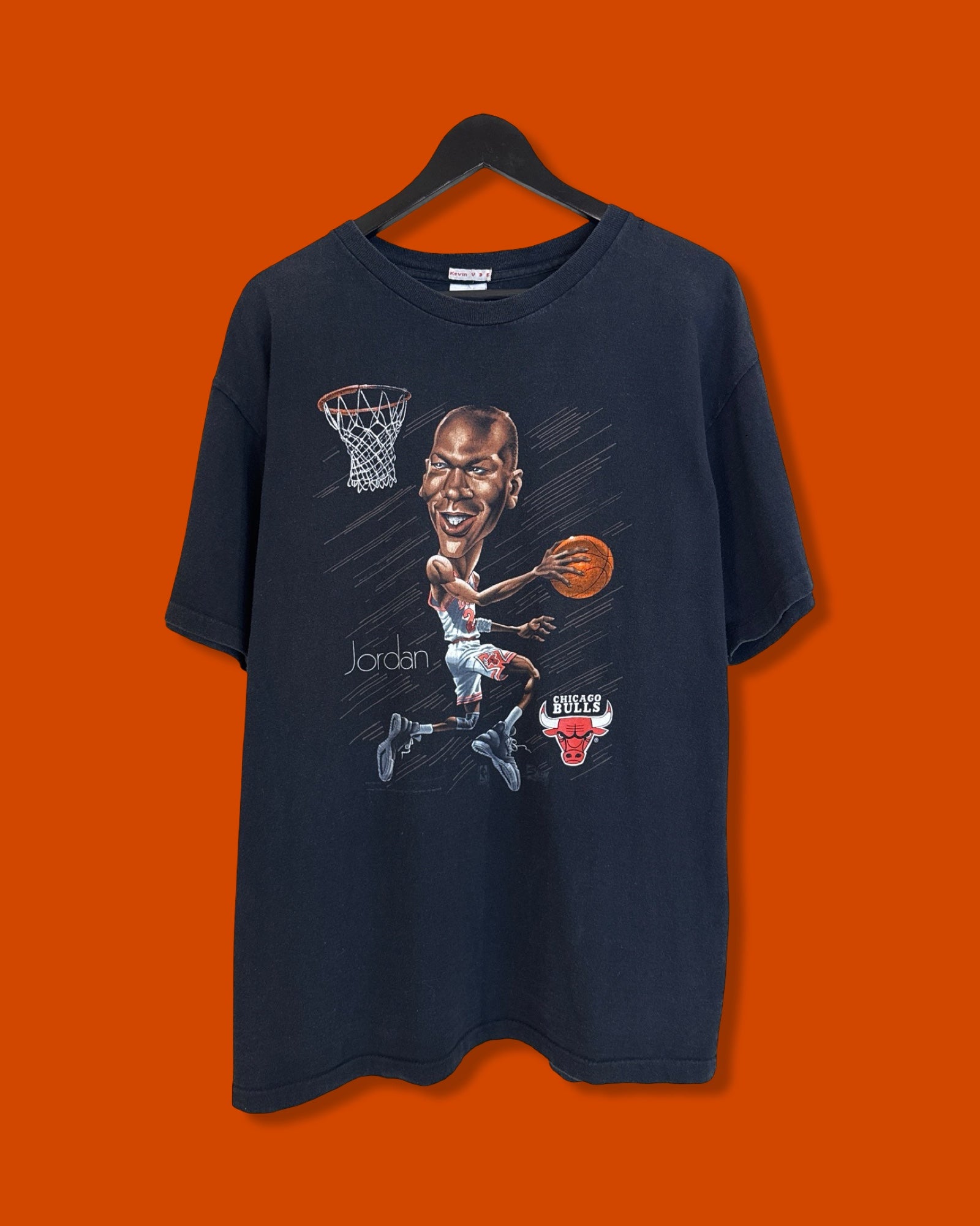 Vntg Michael Jordan Caricature Tee (XL)