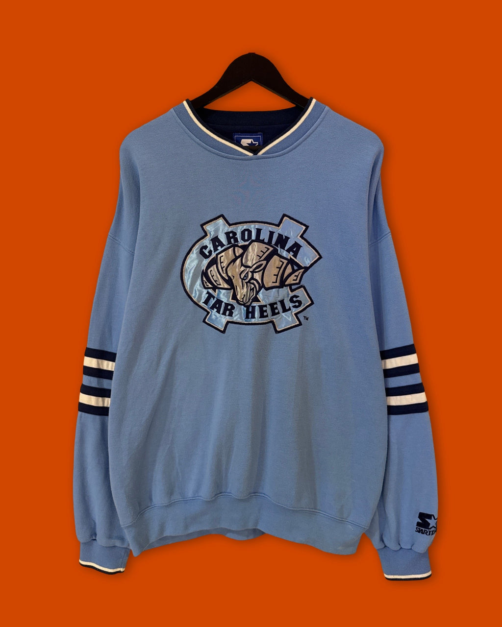 Vntg Carolina Tar Heels Sweatshirt (Large)