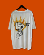 Stussy Flaming Card Tee (XL)*