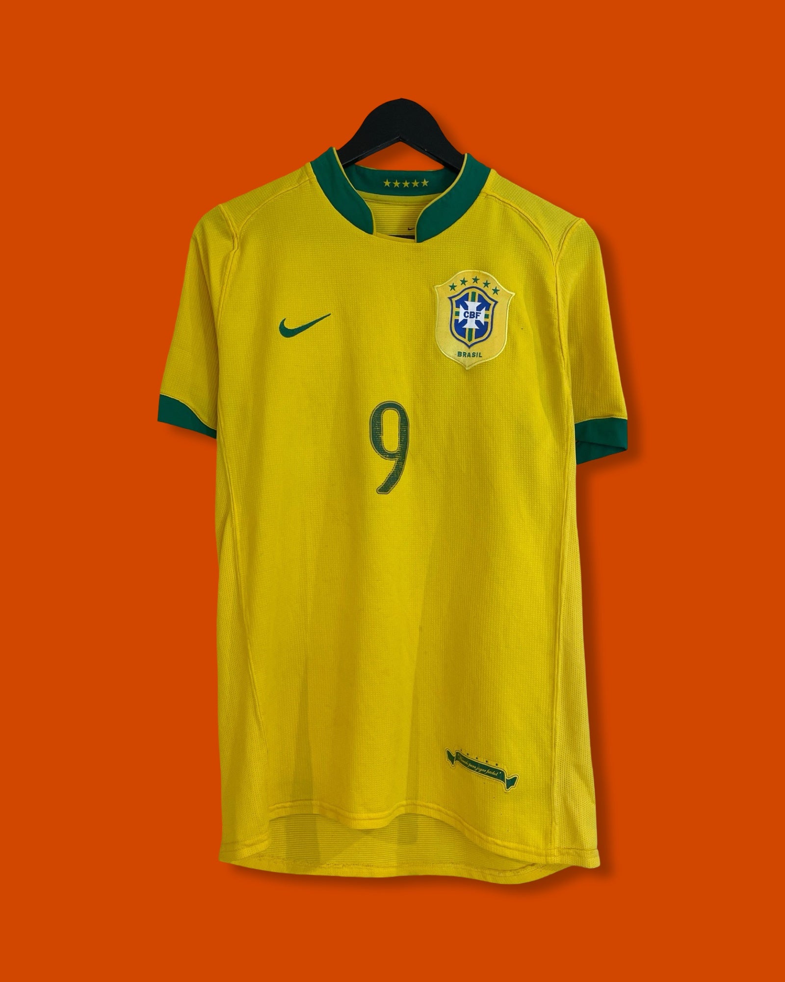 2006 Nike Brazil Home Jersey RONALDO (Small)*