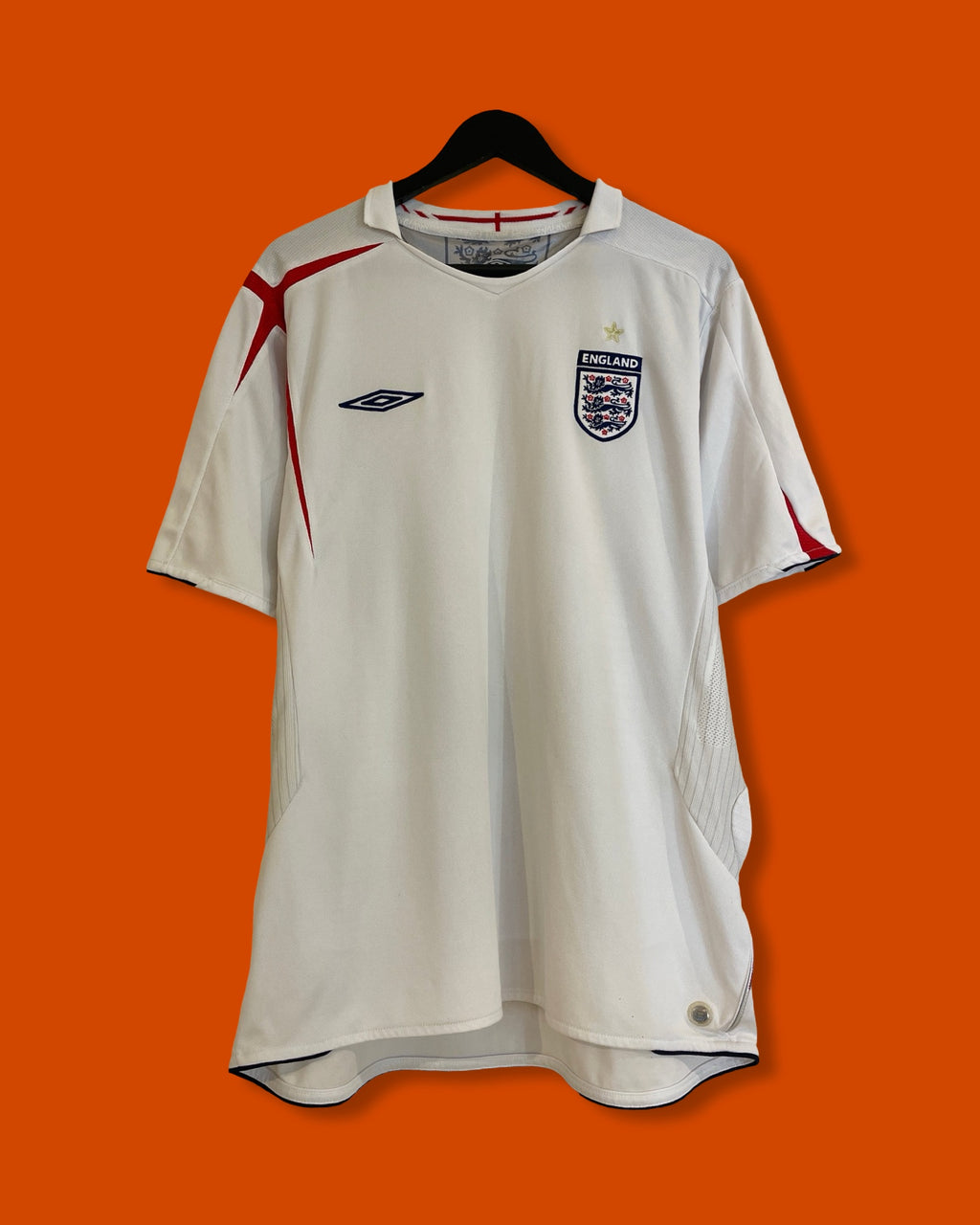 2005-07 England Home Shirts Jersey (XL)