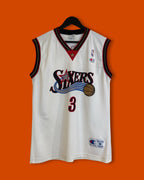 Vntg Champion Sixers Allen Iverson Jersey (Medium)