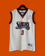 Vntg Champion Sixers Allen Iverson Jersey (Medium)