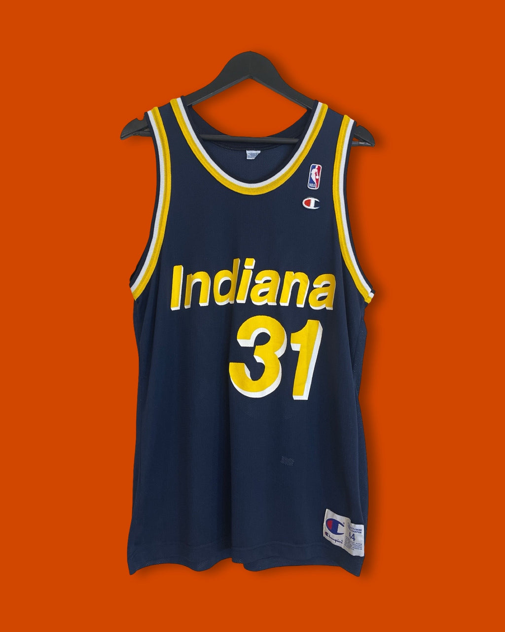 Vntg Champion Indian Reggie Millier Jersey (Large)