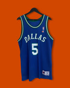 Vntg Champion Dallas Jason Kidd Jersey (Large)