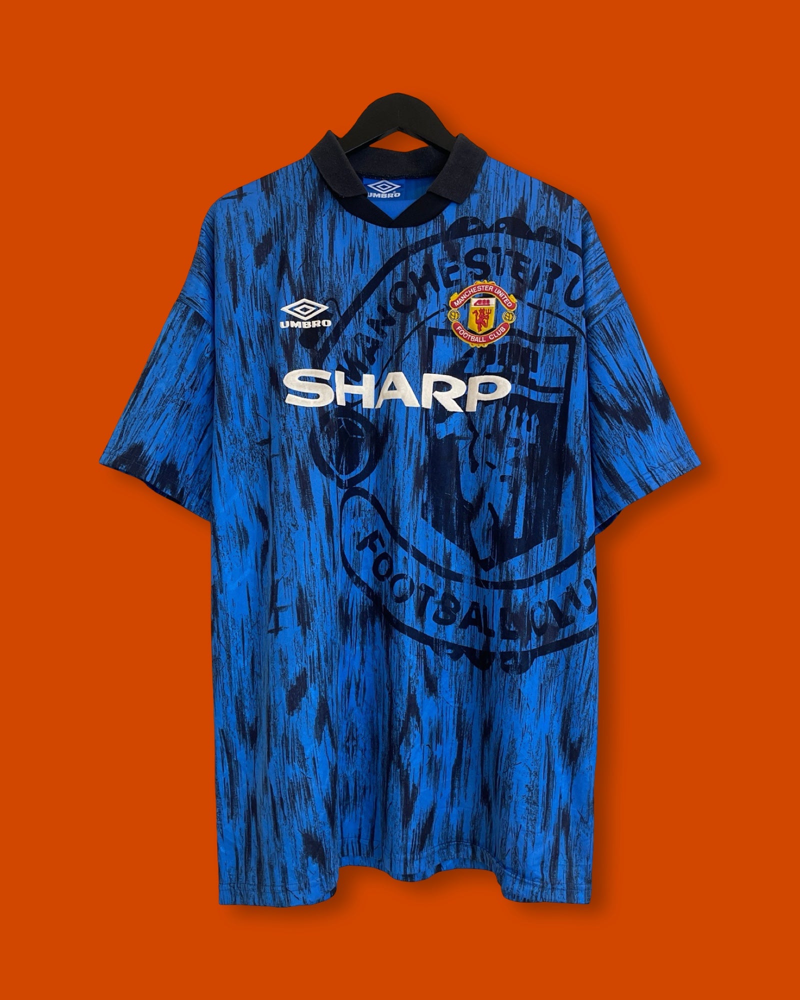 Vntg 1992-93 Manchester United Away Shirt (XL)