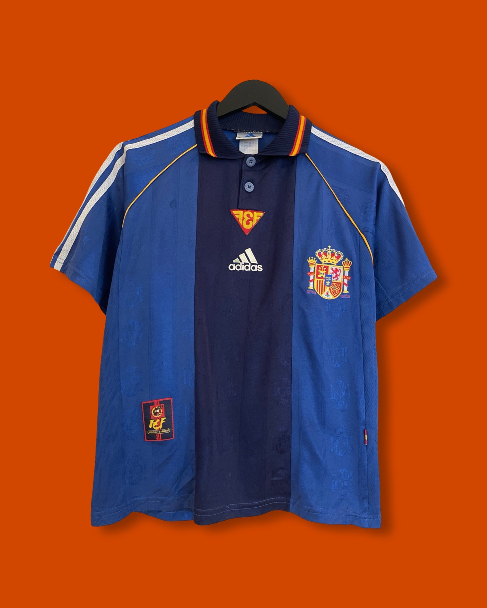 Vntg 1999-00 Spain Away Football Shirt (Small)