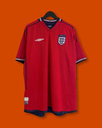 ENGLAND 2002-04 Away Football Shirt Umbro Reversible (XL)*/ Pull Out