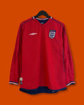 2002-04 England Reversible Longsleeve Away Shirt (Medium)