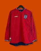 2002-04 England Reversible Longsleeve Away Shirt (Medium)