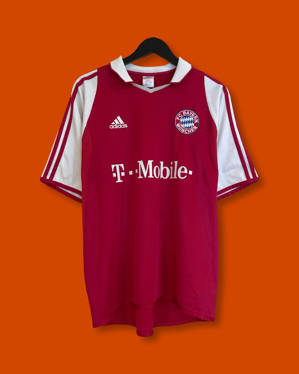 2003-04 FC Bayern Munich Home Shirts (Medium)