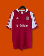 2003-04 FC Bayern Munich Home Shirts (Medium)