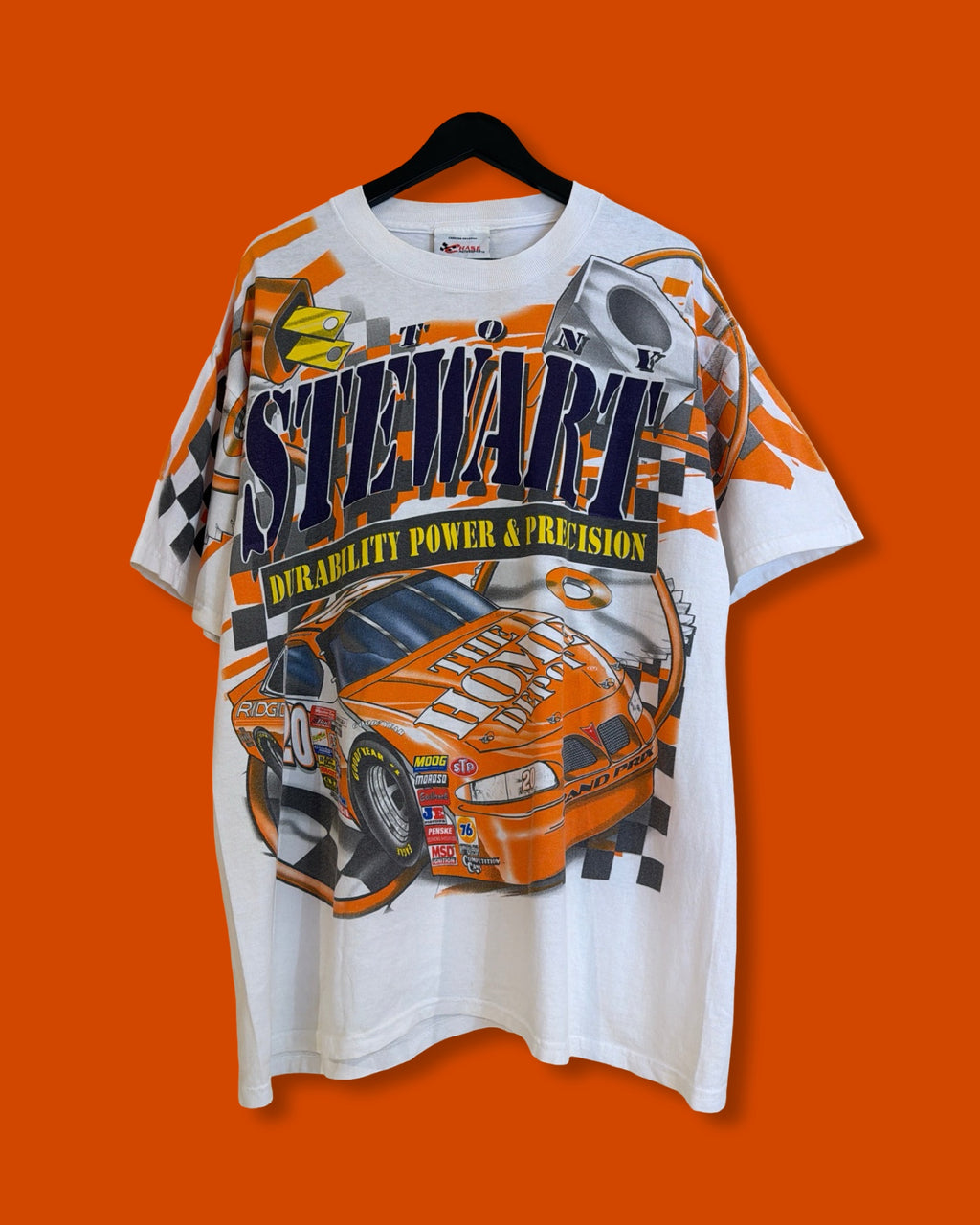 Vntg 1999 Tony Stewart Racing Tee (XL)