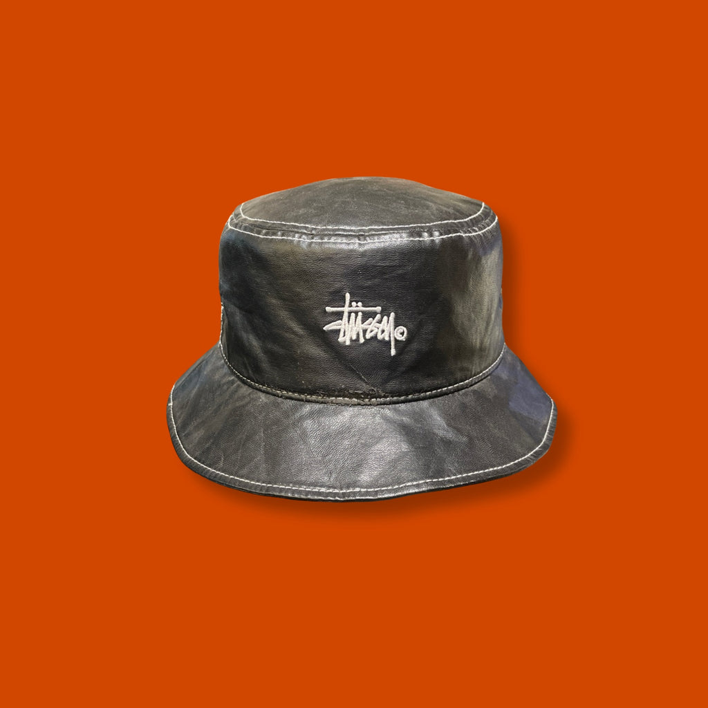Stussy Bucket Leather Cap