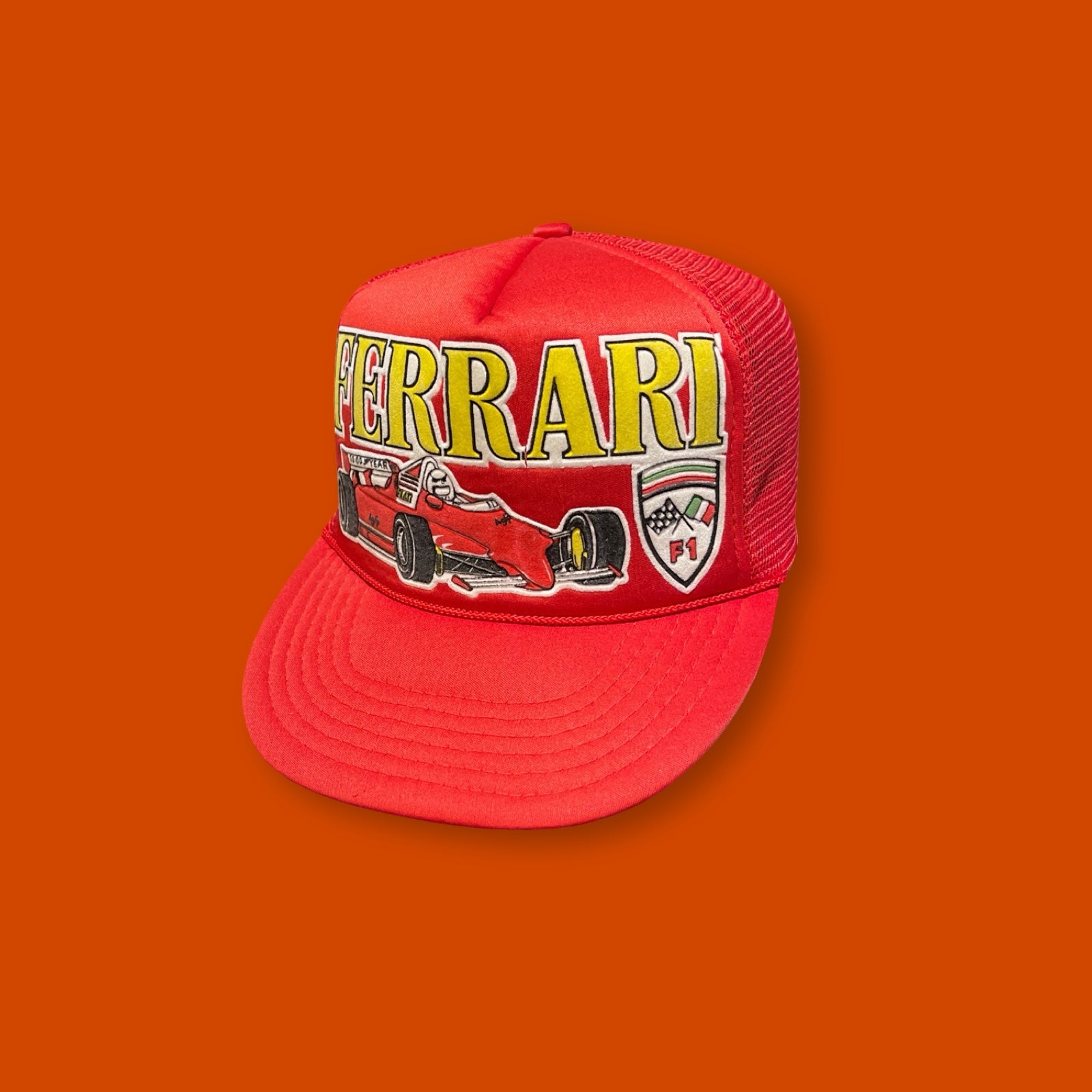 Vntg Ferrari Cap