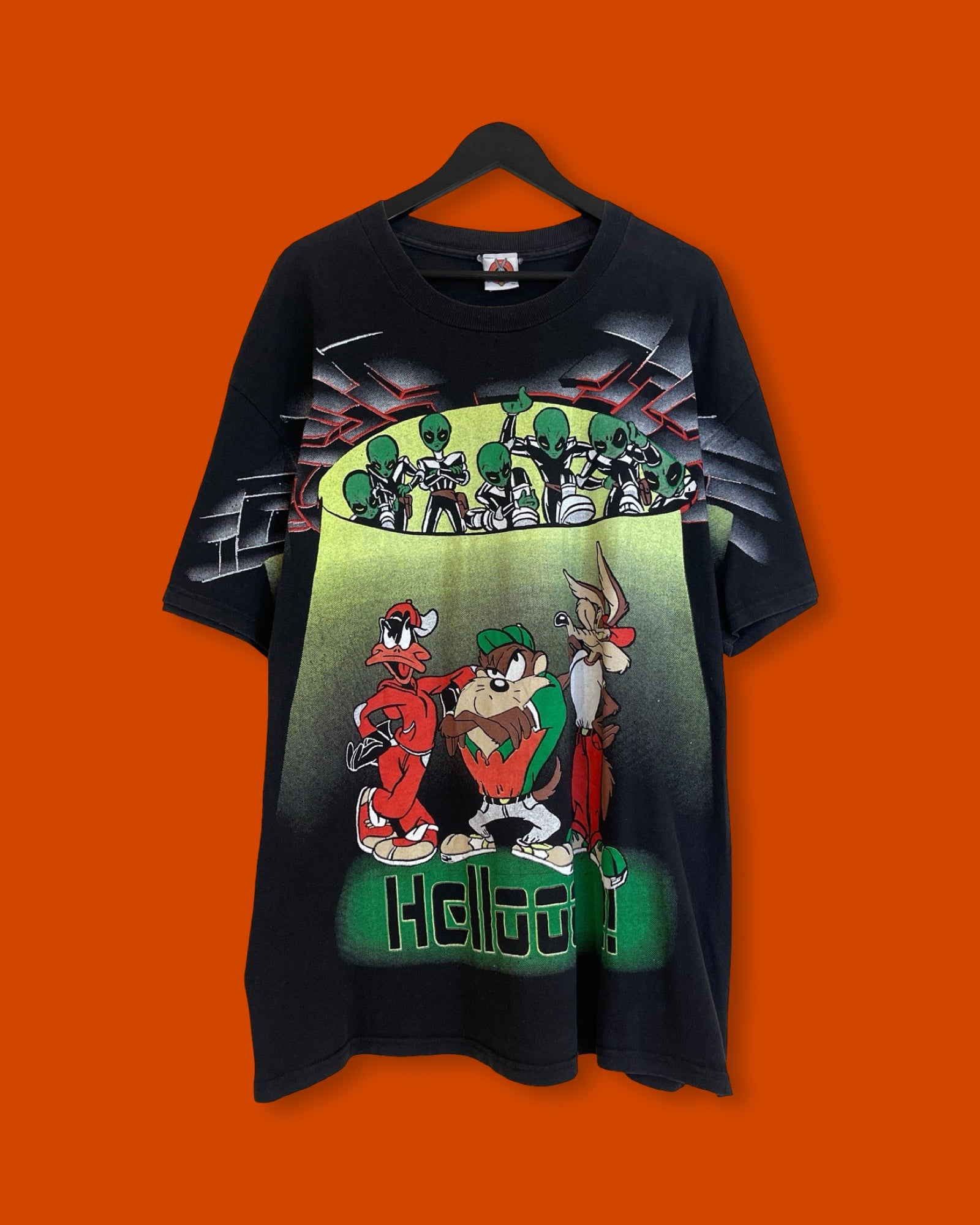 Vntg Hello Alien X Looney Tunes Tee (Large)