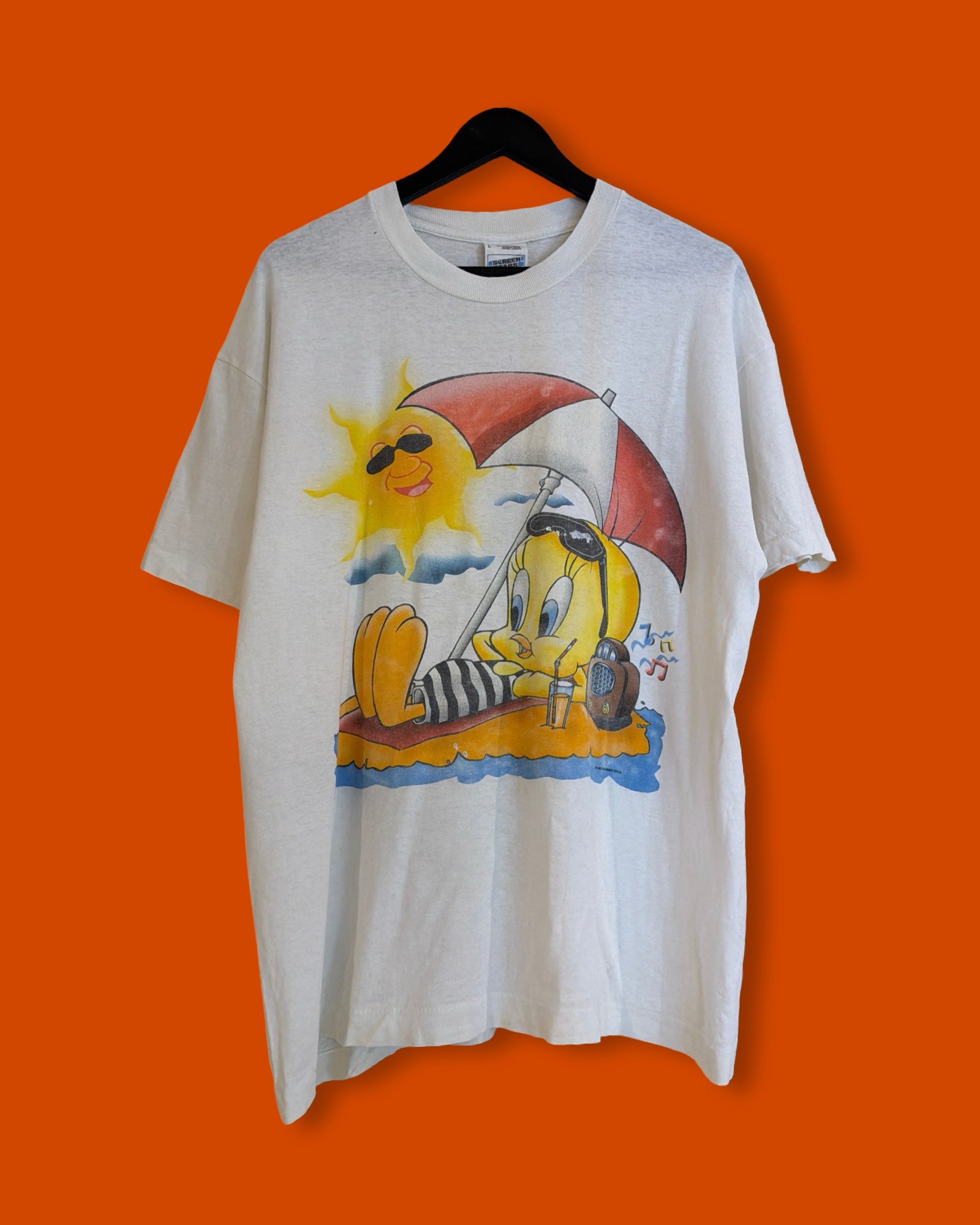 Vntg Sunny Summer Tweety Bird Tee (Large)/SS