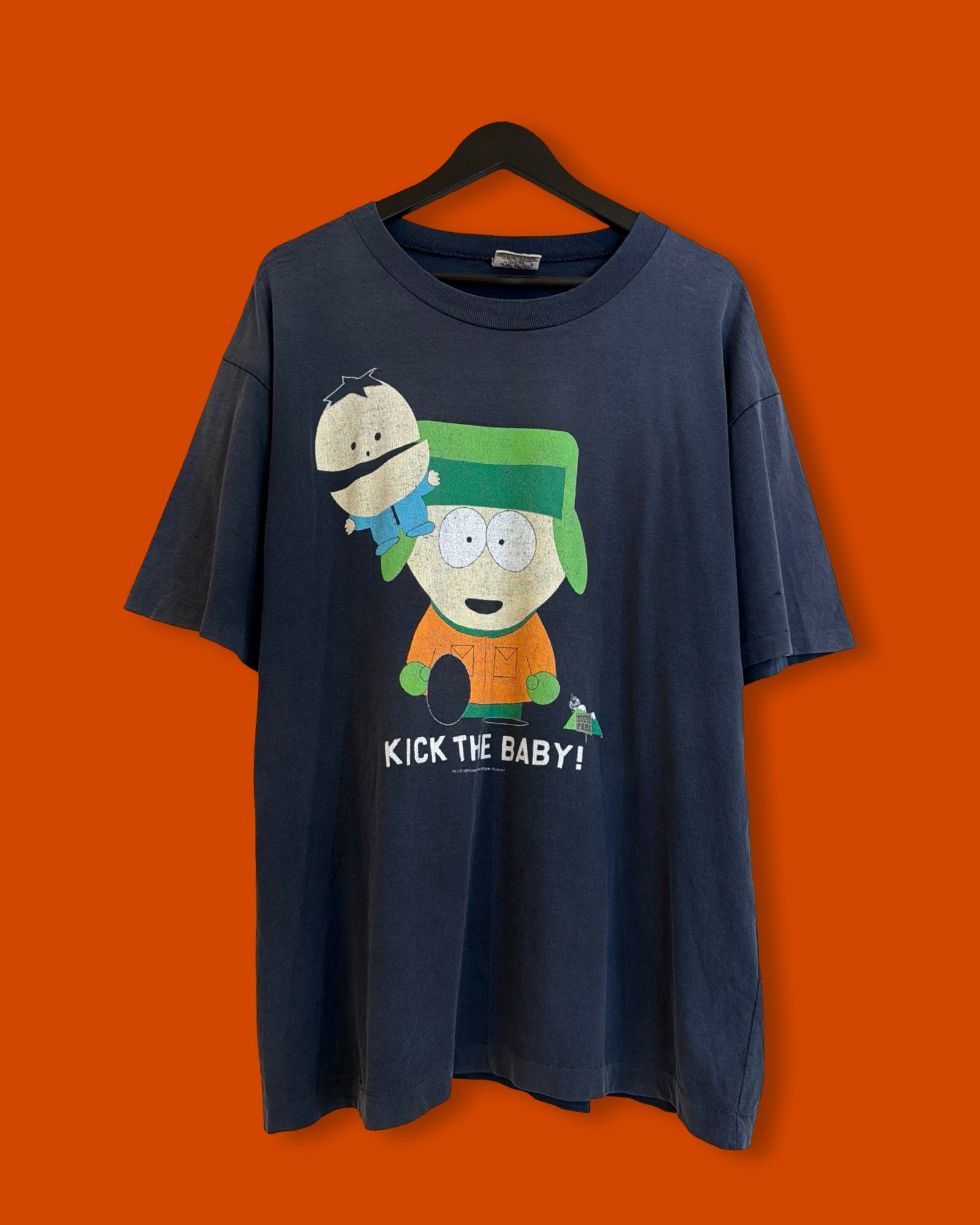 Vntg 1998 South Park Kick The Baby Tee (XL)
