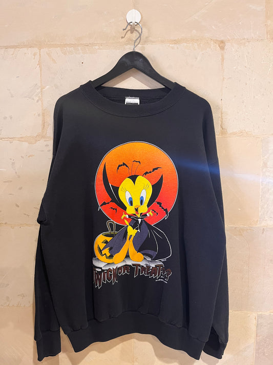 Vtg Tweety Bird Sweatshirt (XL) Minimal Pin Hole Shown in Photo