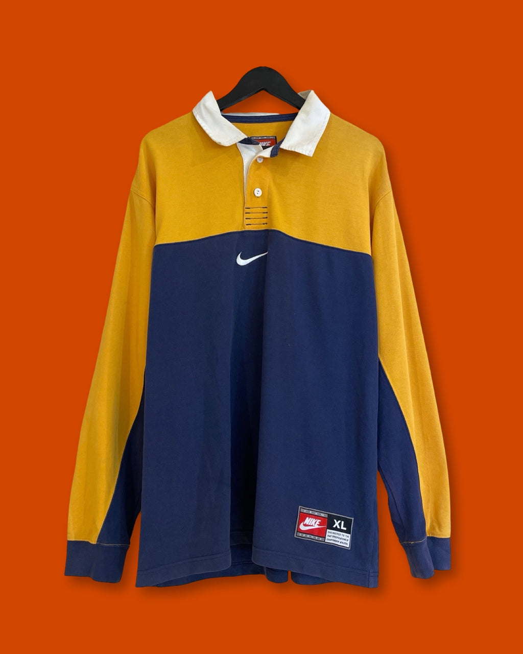 Vntg Nike Polo Long Sleeve (XL)