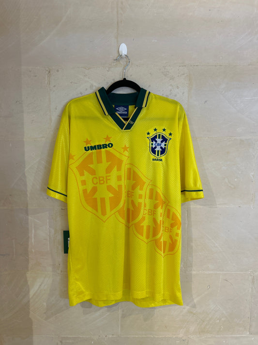 1996 Brasil Home Shirt (Large)