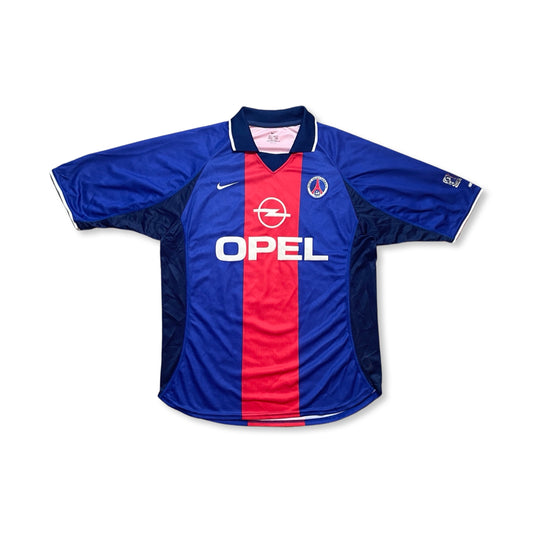 2000-01 PSG Home Nike Kit (Large) *faded shoulder logo*