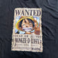 One Piece Luffy Wanted Poster (Large)