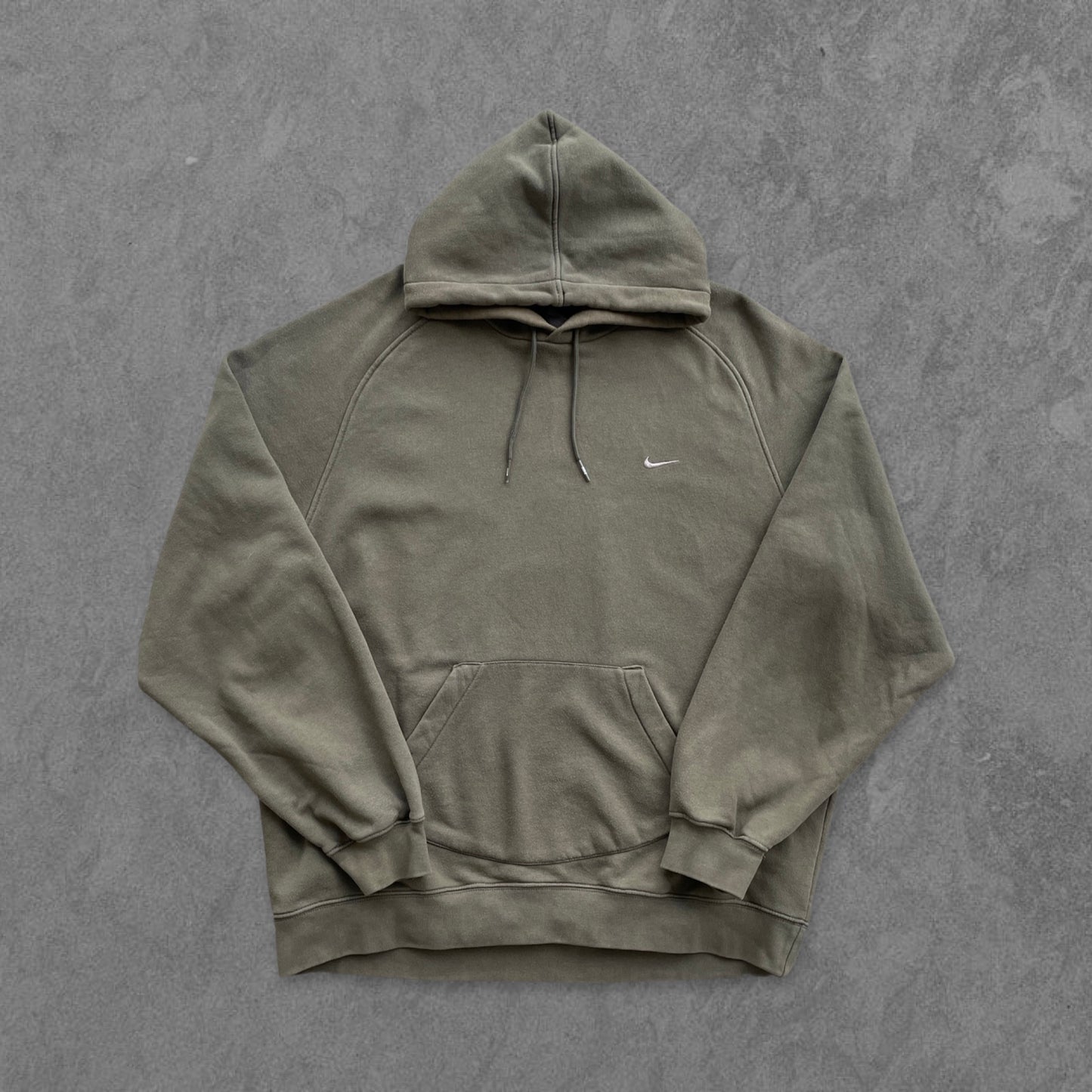 Y2K Nike Olive Side Swoosh (XL)