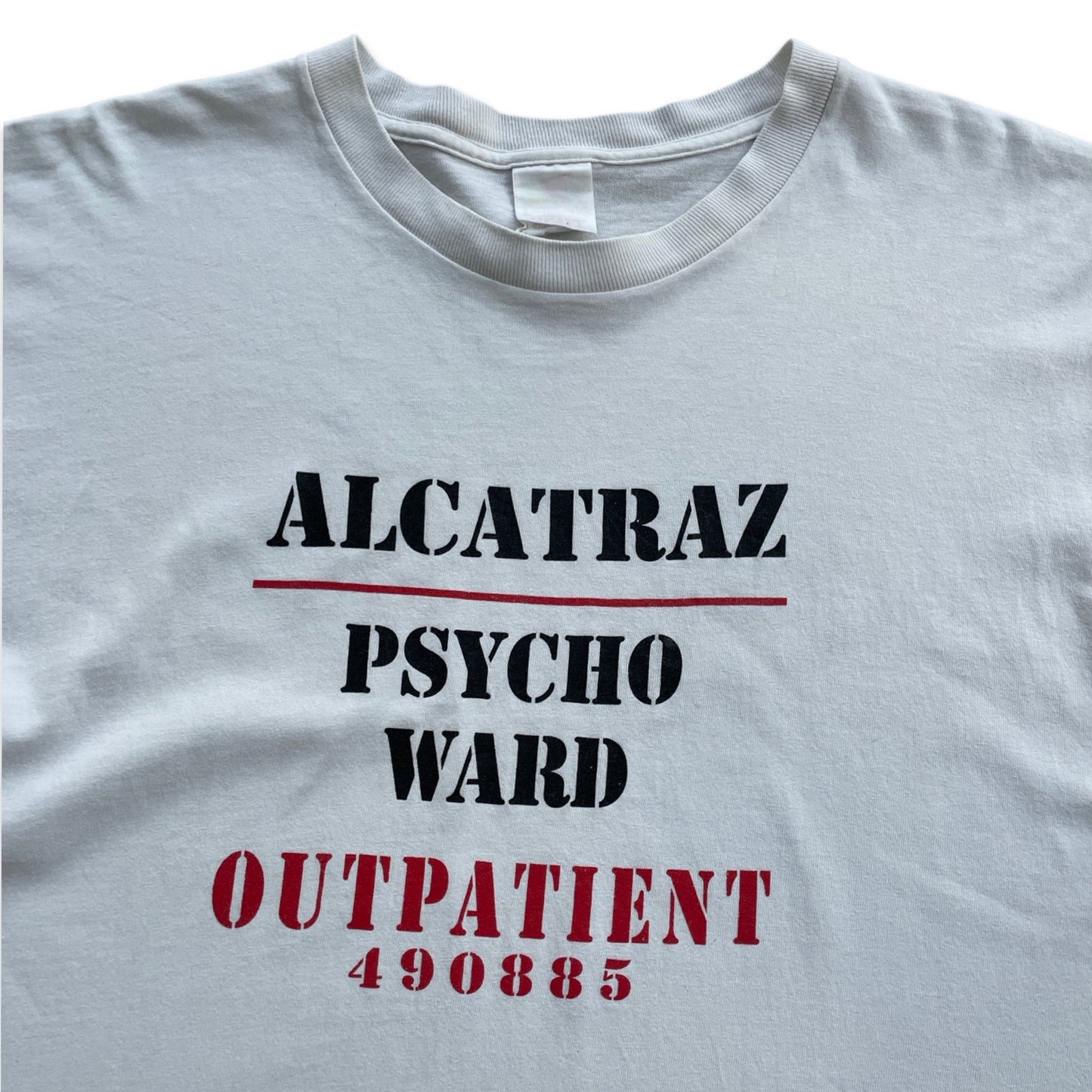 Vintage Alcatraz Psycho Ward (Large) 1 dot stain