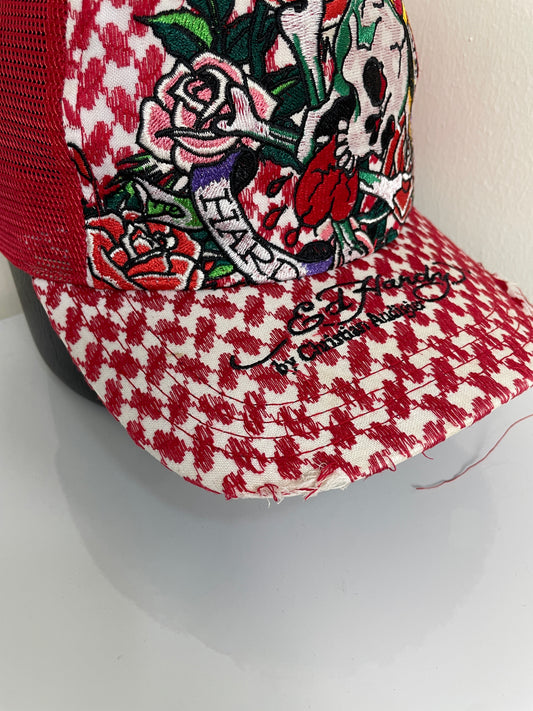 Ed Hardy Trucker Hat (some loose stitching)