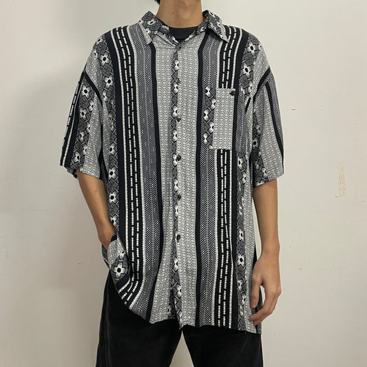 Vintage Patterned Shirt (XL)