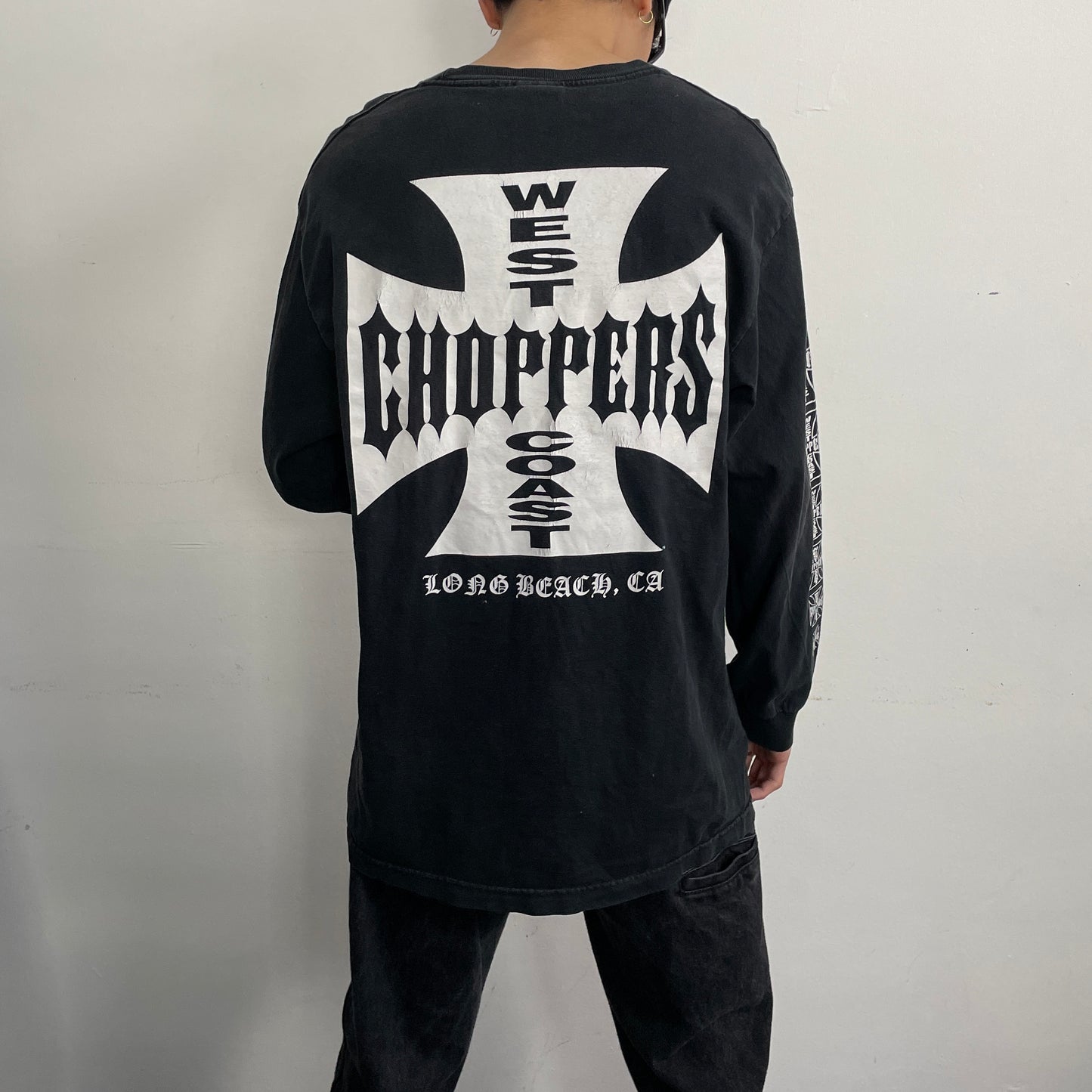 Vintage West Coast Chopper (Large) white stains in under sleeves