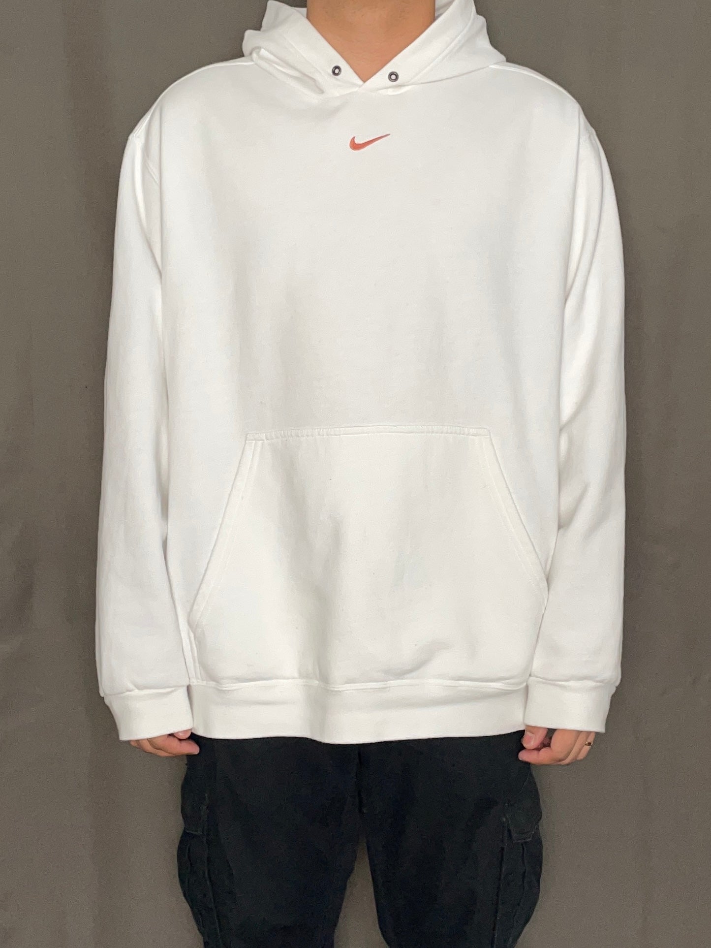 Y2K Nike Center Swoosh Hoodie (XL)