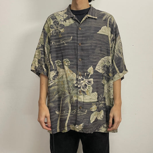 Vintage Patterned Shirt (XXL)