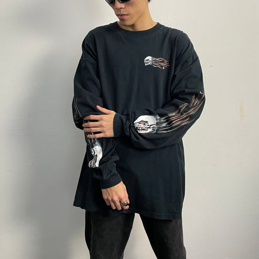 Vintage Skull L/S (XL)