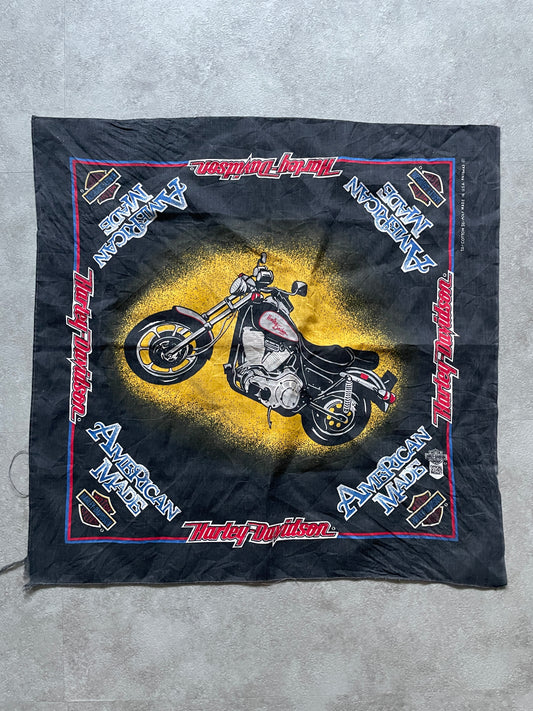 Vintage Harley Davidson Bandana (very slight loose stitiching)