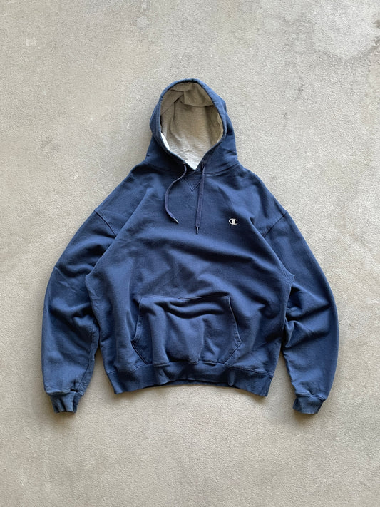 Champion Navy Blue Hoodie (XL)