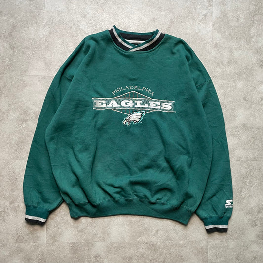 Vintage Phila Eagles Sweatshirt (XL)