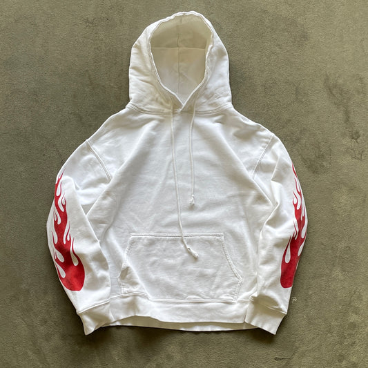 Vintage Flames Sleeves Hoodie (Medium)