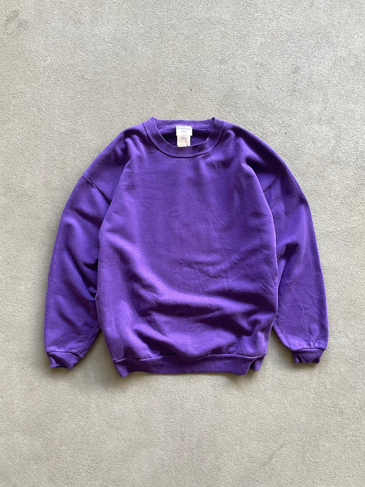 90s Purple Jerzees Sweatshirt (Medium)